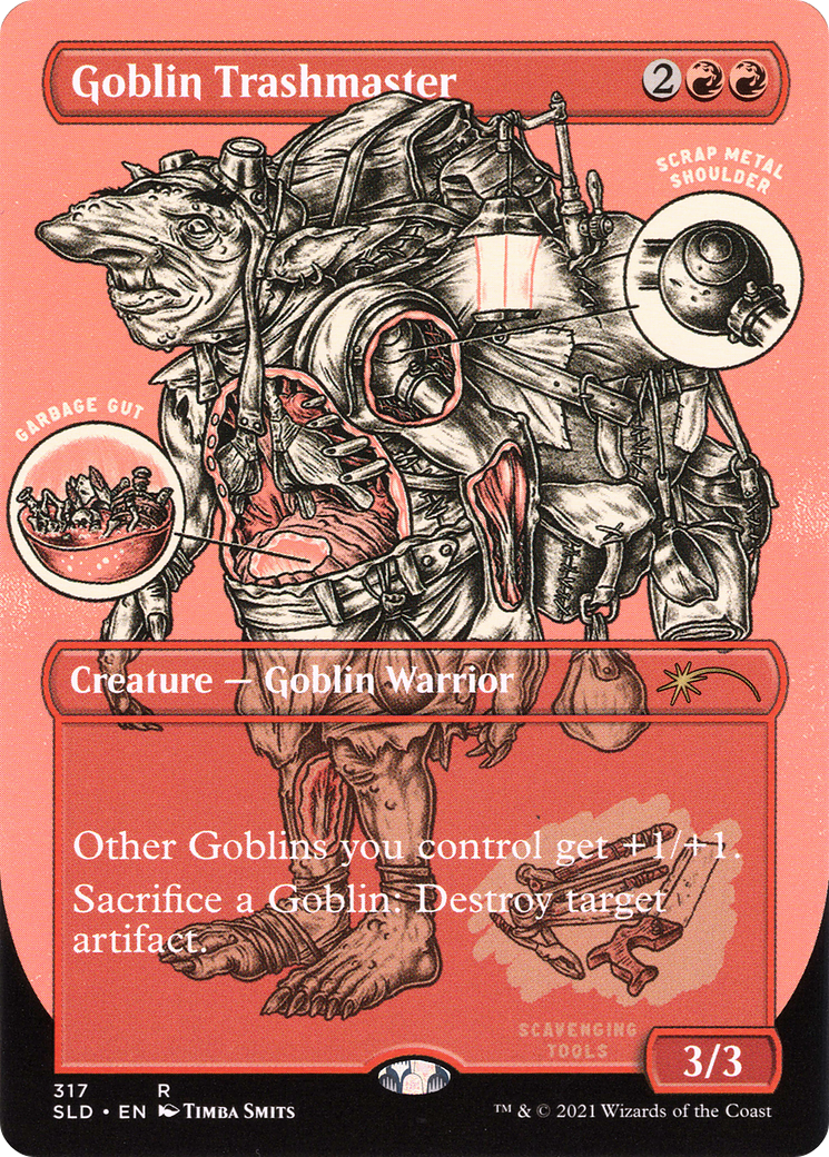 Goblin Trashmaster (317) (Borderless) - Foil Etched