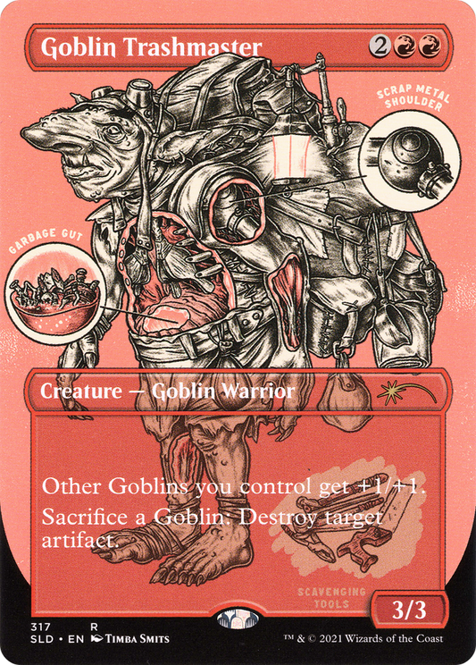 Goblin Trashmaster (317) (Borderless) - Foil Etched
