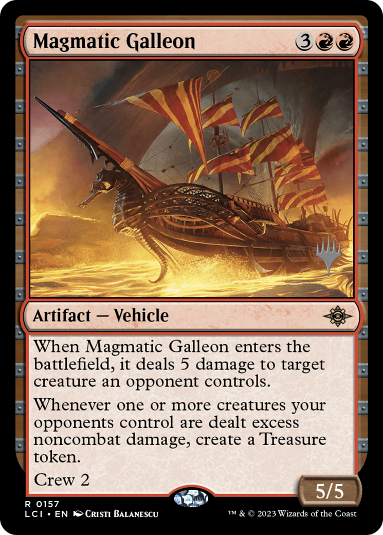 Magmatic Galleon (0157) (Promo Pack) - Foil