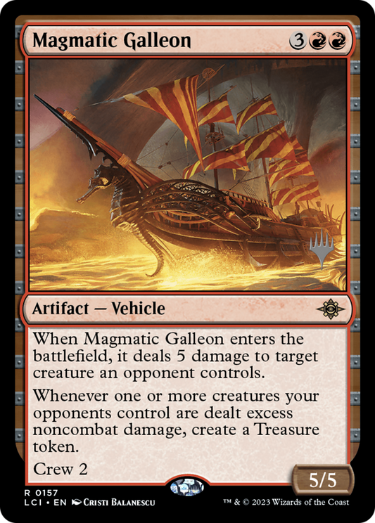 Magmatic Galleon (0157) (Promo Pack) - Foil