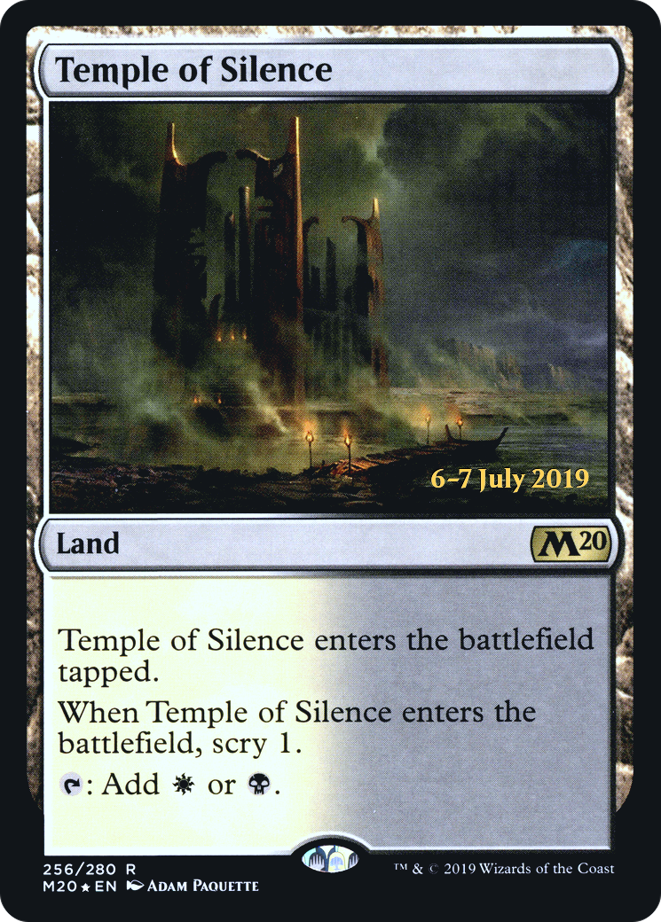 Temple of Silence (256) (Prerelease) - Foil