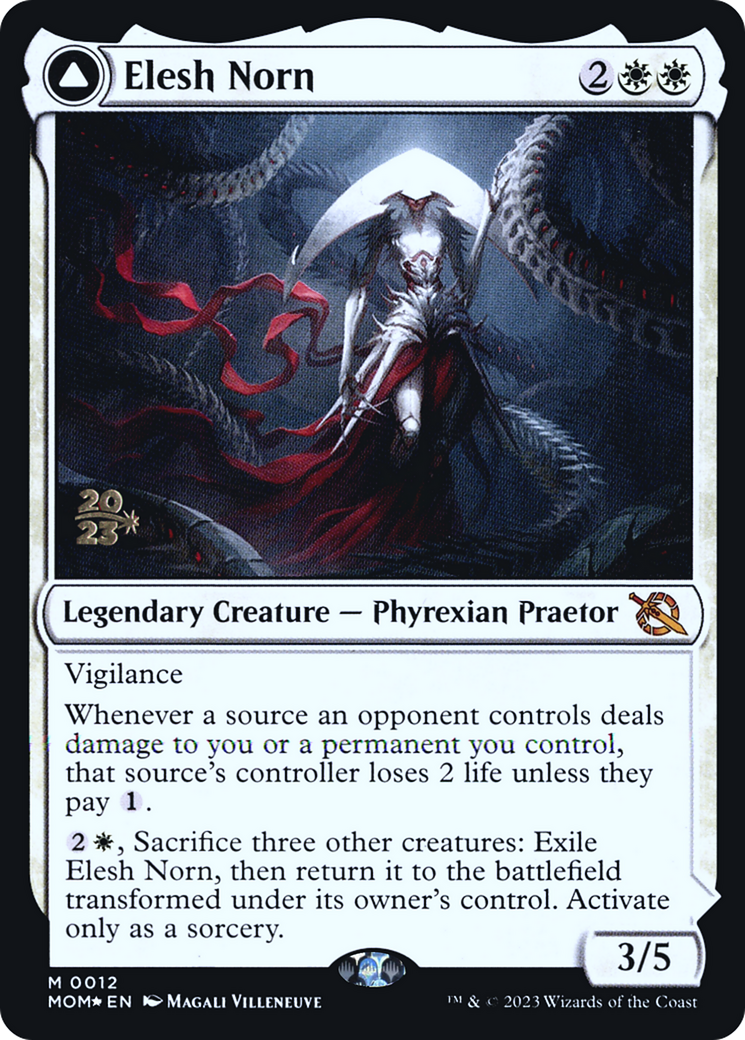 Elesh Norn // The Argent Etchings (0012) (Prerelease) (PMOM) - Foil
