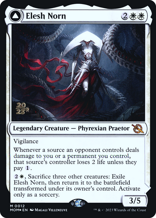 Elesh Norn // The Argent Etchings (0012) (Prerelease) (PMOM) - Foil