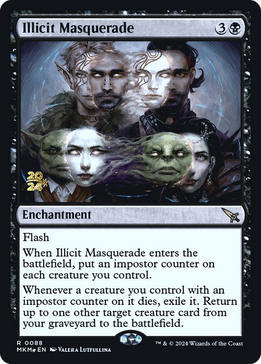Illicit Masquerade (0088) (Prerelease) - Foil