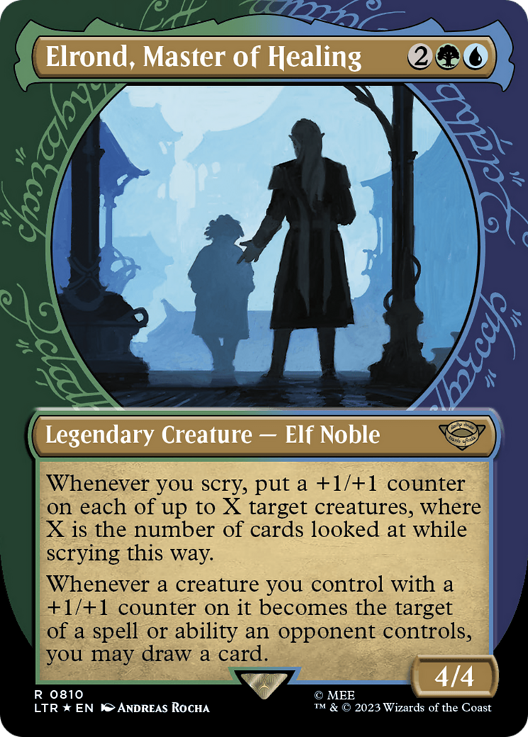 Elrond, Master of Healing (0810) (Showcase) - Surge Foil