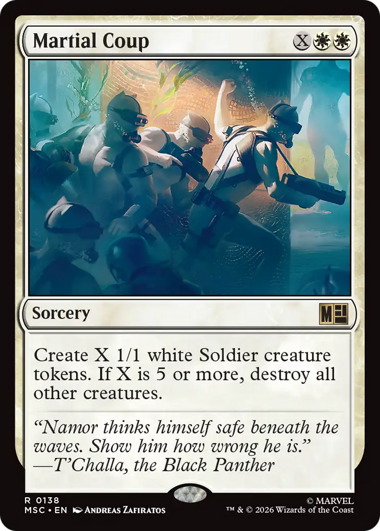 Martial Coup (MSC) - Surge Foil