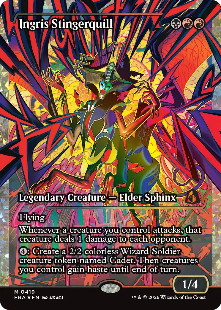 Ingris Stingerquill (0419) (Showcase) (FRA) - Facet Foil
