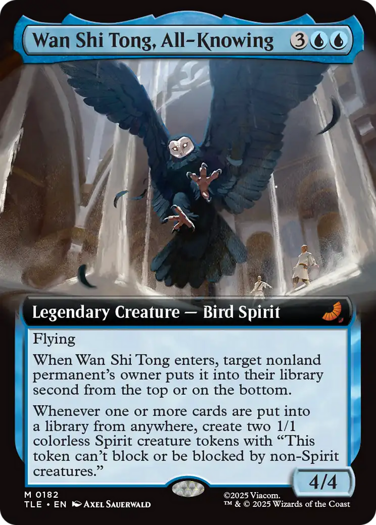 Wan Shi Tong, All-Knowing (0182) (Extended Art) - Foil tle