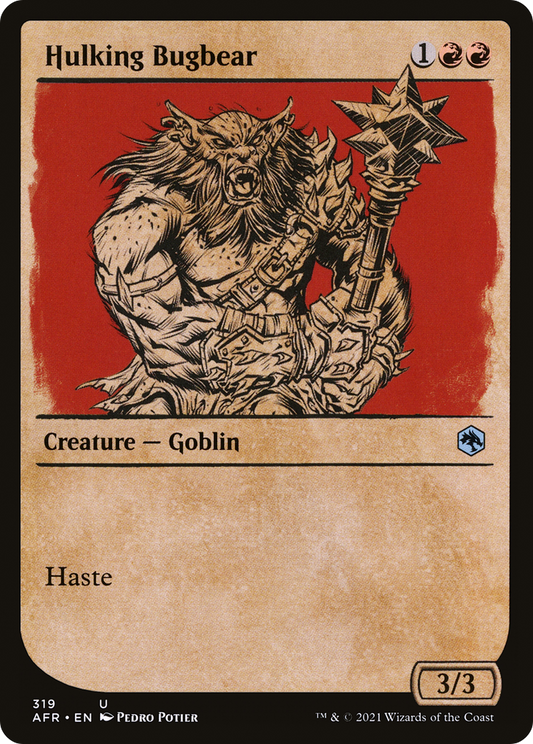 Hulking Bugbear (319) (Showcase) - Foil