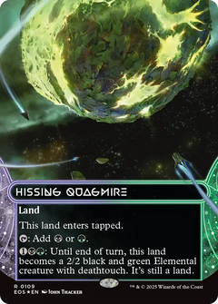 Hissing Quagmire (0109) (Borderless) - Galaxy Foil