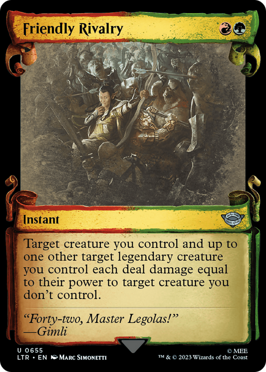 Friendly Rivalry (0655) (Showcase) - Silver Foil