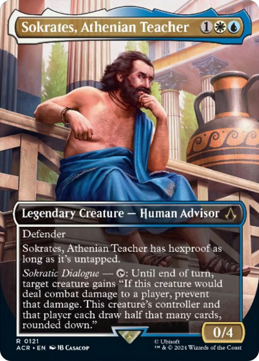 Sokrates, Athenian Teacher (0121) (Borderless) - Foil