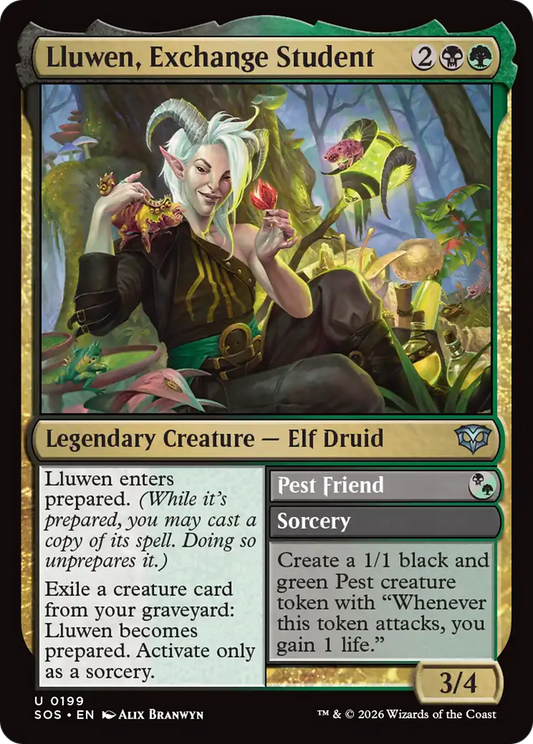 Lluwen, Exchange Student // Pest Friend (0199) (SOS) - Foil