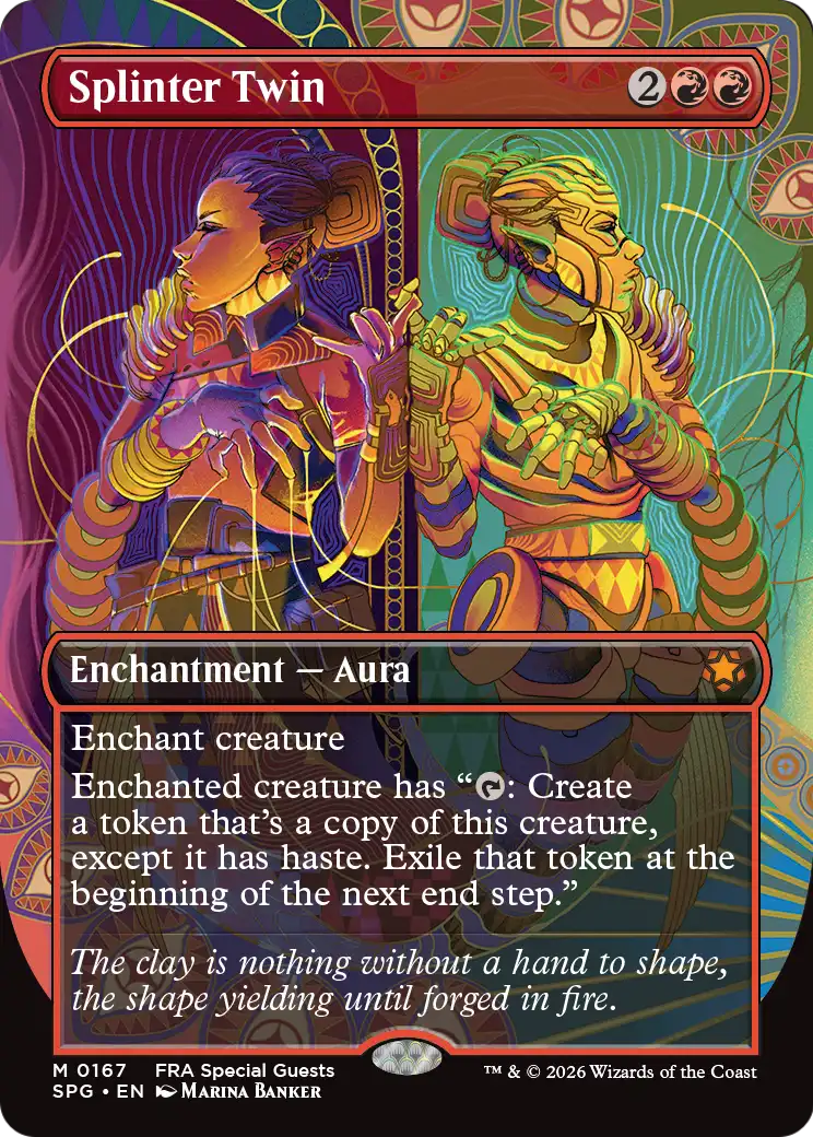 Splinter Twin (0167) (Borderless) (SPG) - Foil