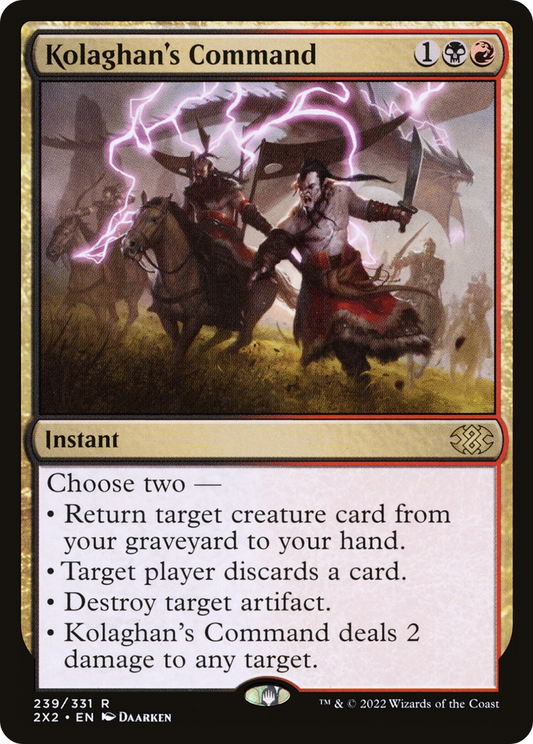 Kolaghan's Command - Foil