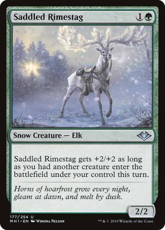 Saddled Rimestag - Foil
