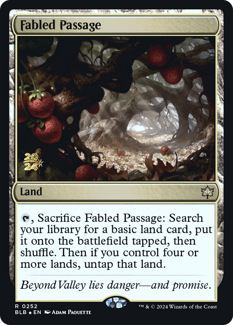 Fabled Passage (0252) (Prerelease) - Foil