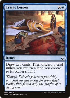 Tragic Lesson - Foil