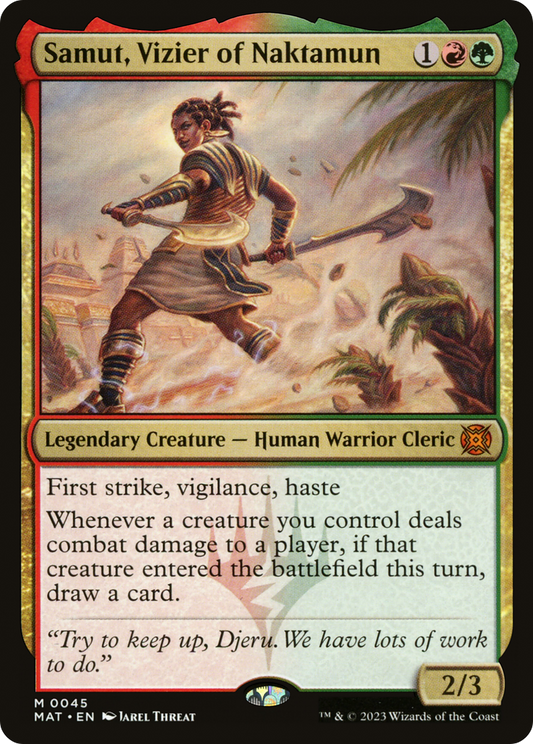 Samut, Vizier of Naktamun - Foil