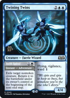 Twining Twins // Swift Spiral (0240) (Prerelease) - Foil