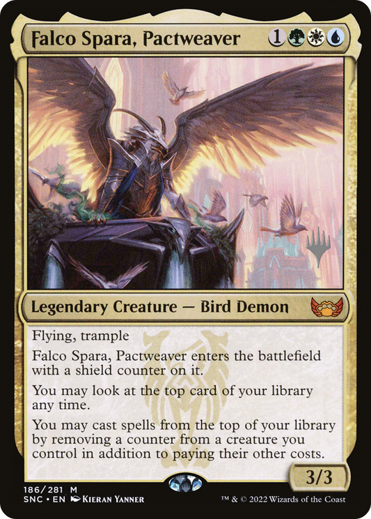 Falco Spara, Pactweaver (186) (Promo Pack) - Foil