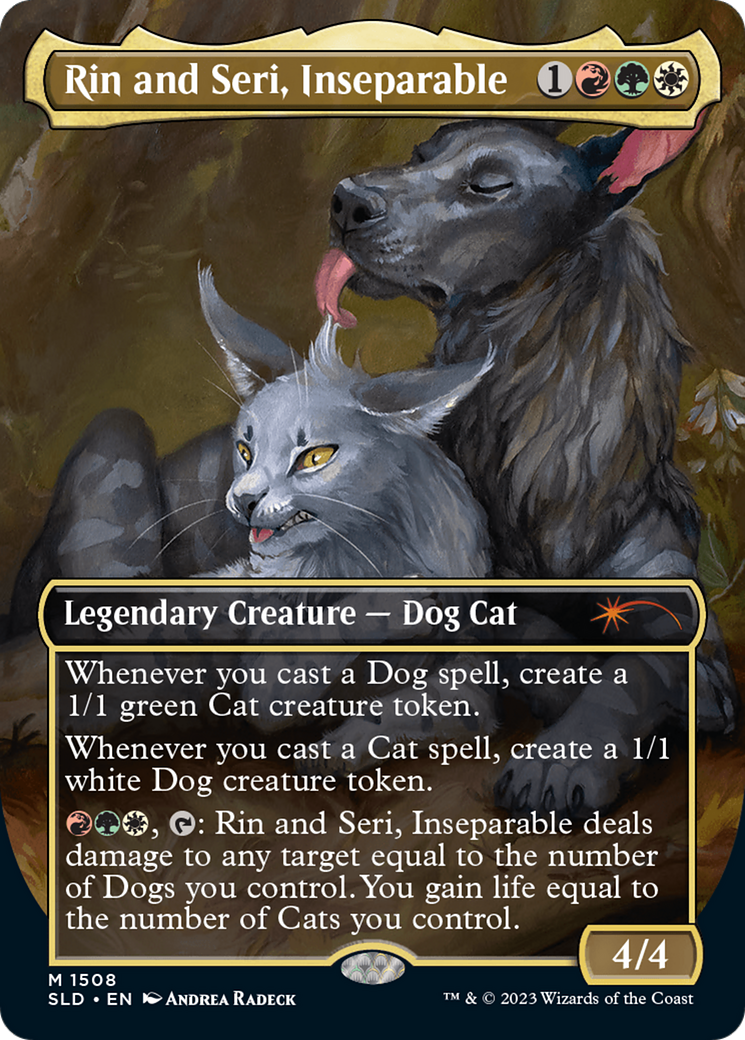 Rin and Seri, Inseparable (1508) (Borderless) (SLD) - Foil