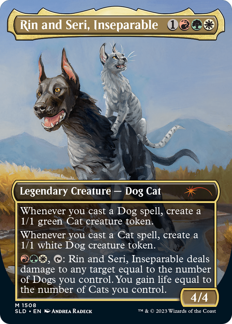 Rin and Seri, Inseparable (1508) (Borderless) (SLD) - Foil