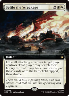 Settle the Wreckage (0288) (Extended Art) (HOB) - Foil