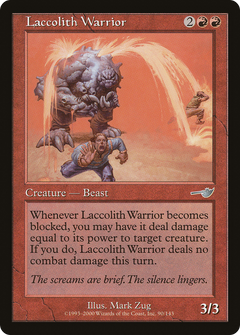 Laccolith Warrior - Foil