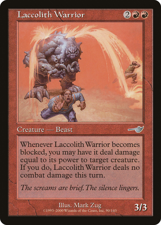 Laccolith Warrior - Foil