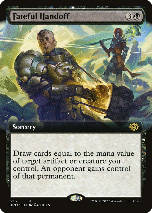 Fateful Handoff (325) (Extended Art) - Foil