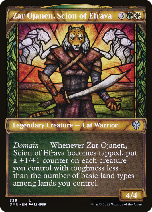 Zar Ojanen, Scion of Efrava (326) (Showcase) - Foil