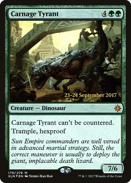 Carnage Tyrant (179) (Prerelease) - Foil
