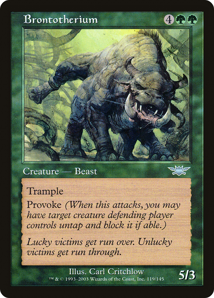 Brontotherium - Foil