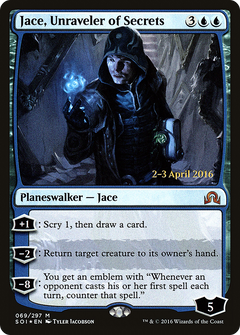 Jace, Unraveler of Secrets (069) (Prerelease) - Foil