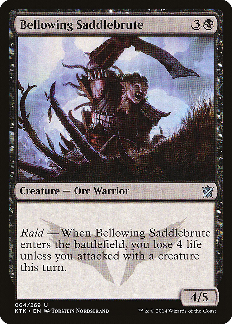 Bellowing Saddlebrute - Foil