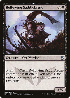 Bellowing Saddlebrute - Foil