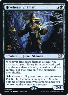 Hiveheart Shaman (202) (Prerelease) - Foil