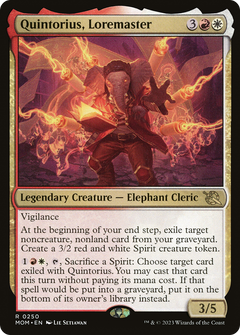 Quintorius, Loremaster