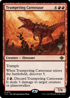 Trumpeting Carnosaur (0171) (Promo Pack)