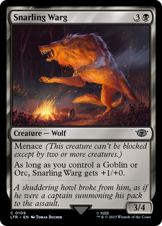 Snarling Warg - Foil