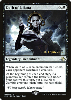Oath of Liliana (099) (Prerelease) - Foil