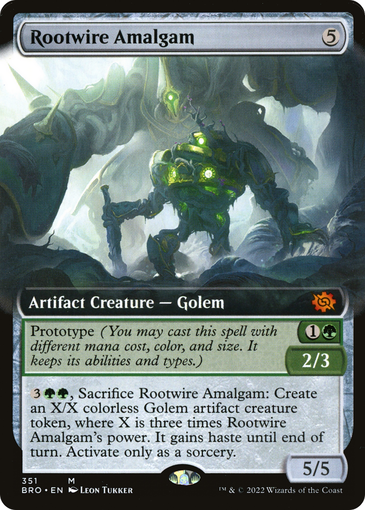 Rootwire Amalgam (351) (Extended Art) - Foil