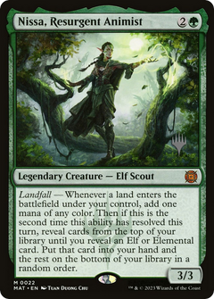 Nissa, Resurgent Animist (0022) (Promo Pack) - Foil