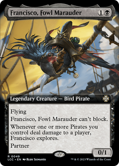Francisco, Fowl Marauder (0049) (Extended Art)