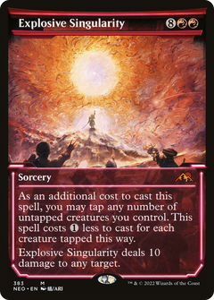 Explosive Singularity (383) (Showcase) - Foil