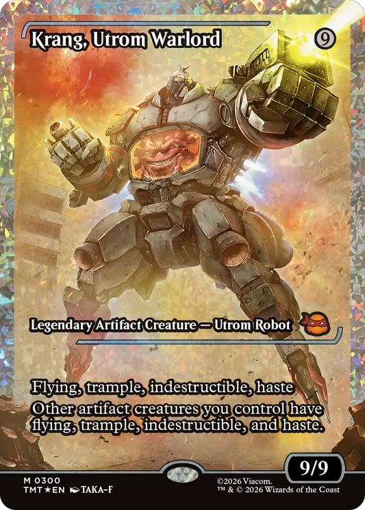 Krang, Utrom Warlord (0300) (Showcase) (TMT) - Fracture Foil