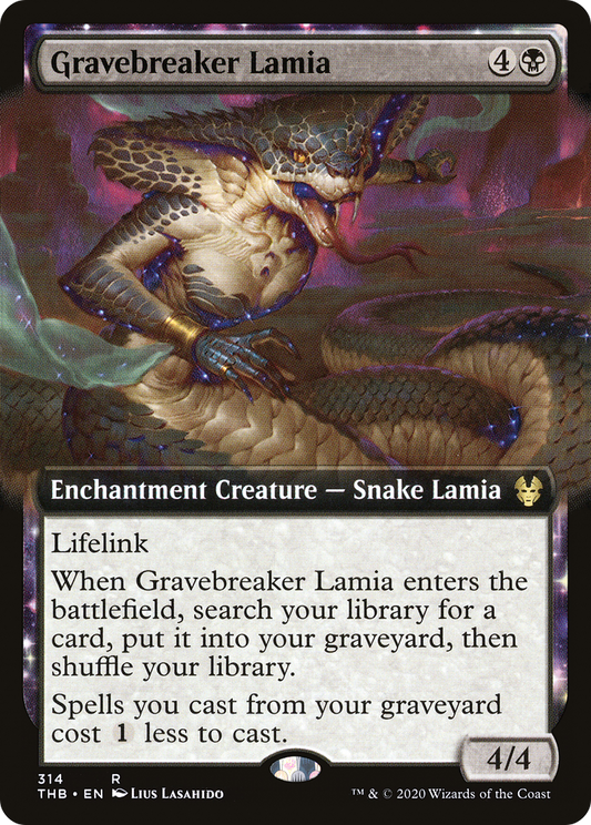 Gravebreaker Lamia (314) (Extended Art)
