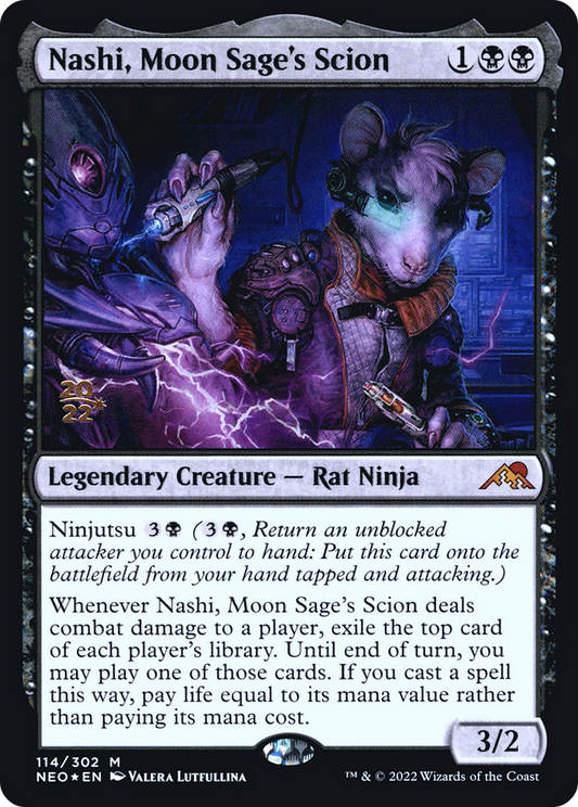 Nashi, Moon Sage's Scion (114) (Prerelease) - Foil