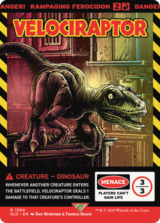 Velociraptor [Rampaging Ferocidon] (1390) (Showcase)